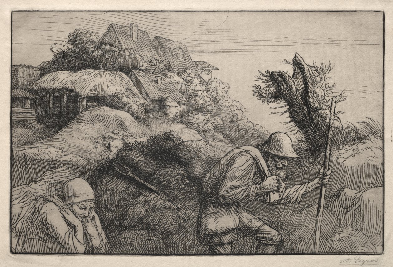 Rückkehr aus dem Wald von Alphonse Legros