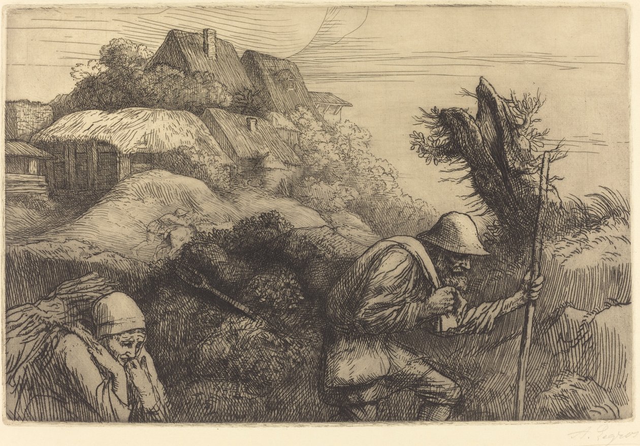 Rückkehr aus dem Wald von Alphonse Legros