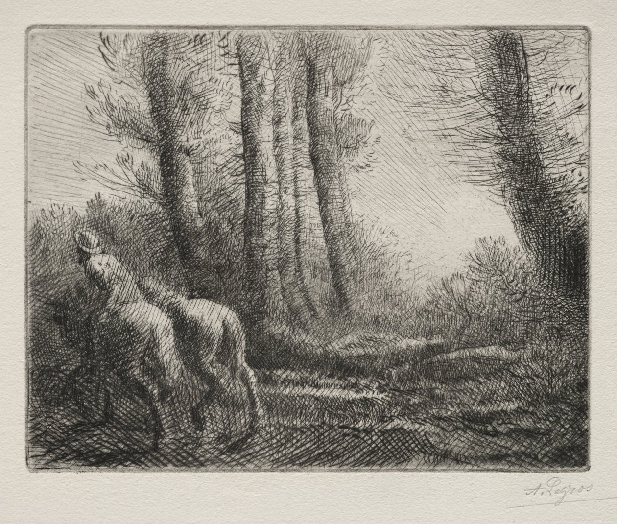Rückkehr vom Landbau von Alphonse Legros