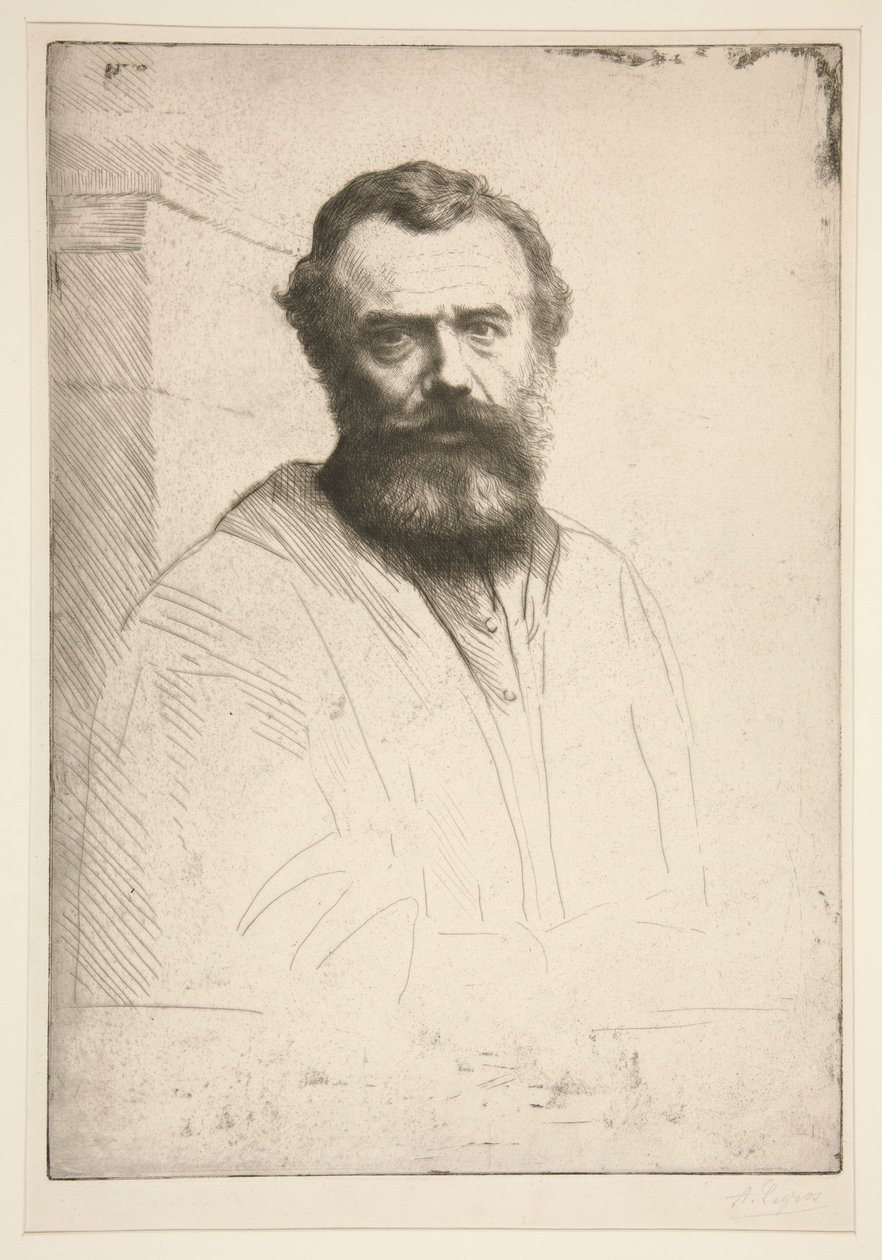 Selbstporträt von Alphonse Legros
