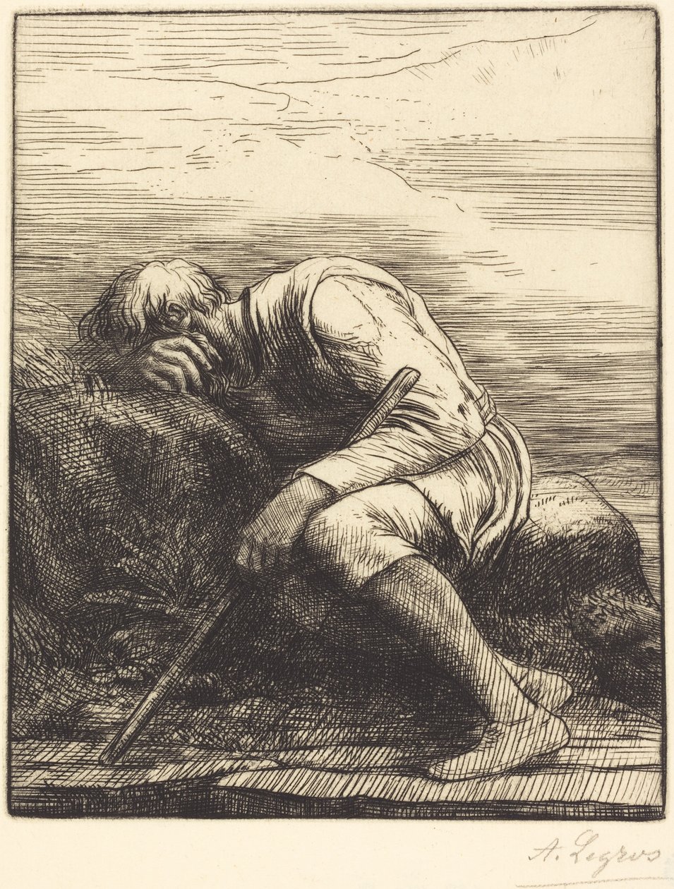 Sindbad der Seefahrer (Sinbad le marin) von Alphonse Legros
