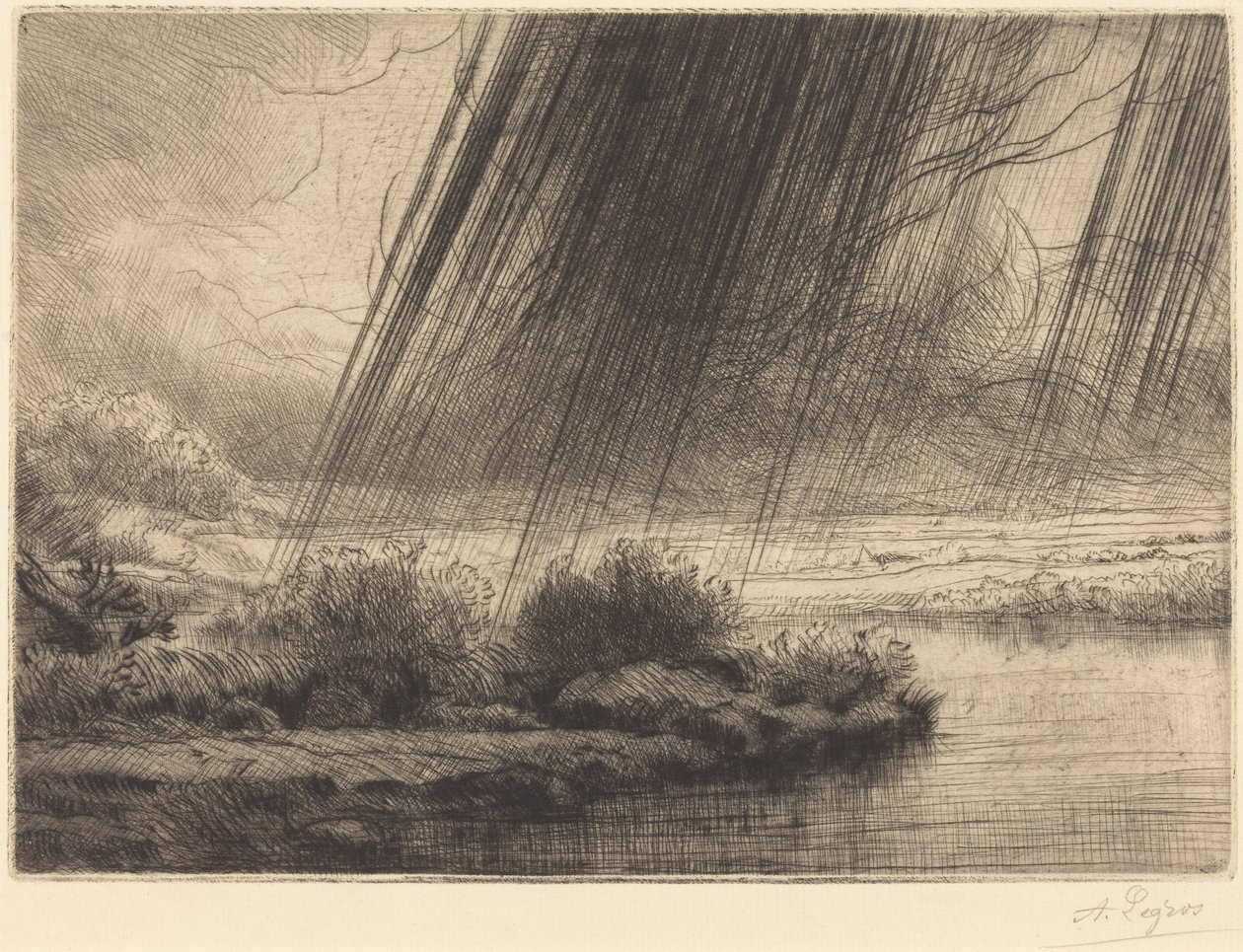 Sturm von Alphonse Legros