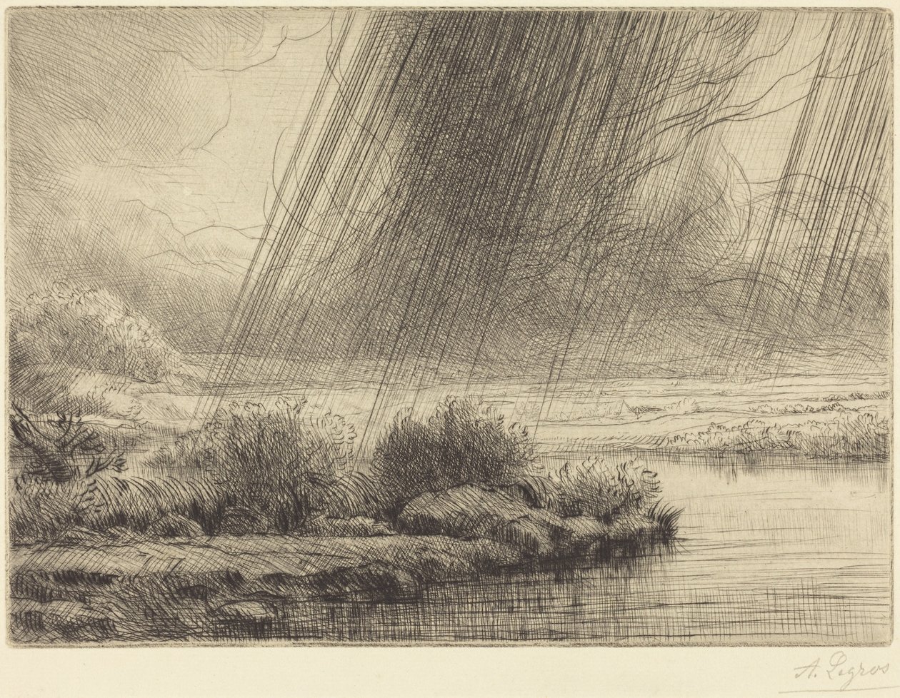 Sturm von Alphonse Legros