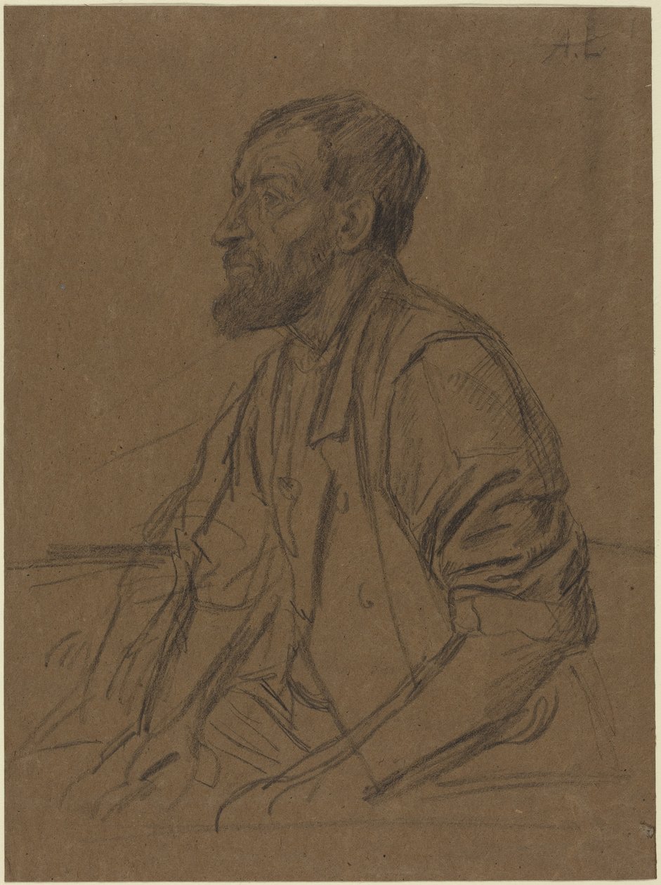 Studie eines Arbeiters von Alphonse Legros