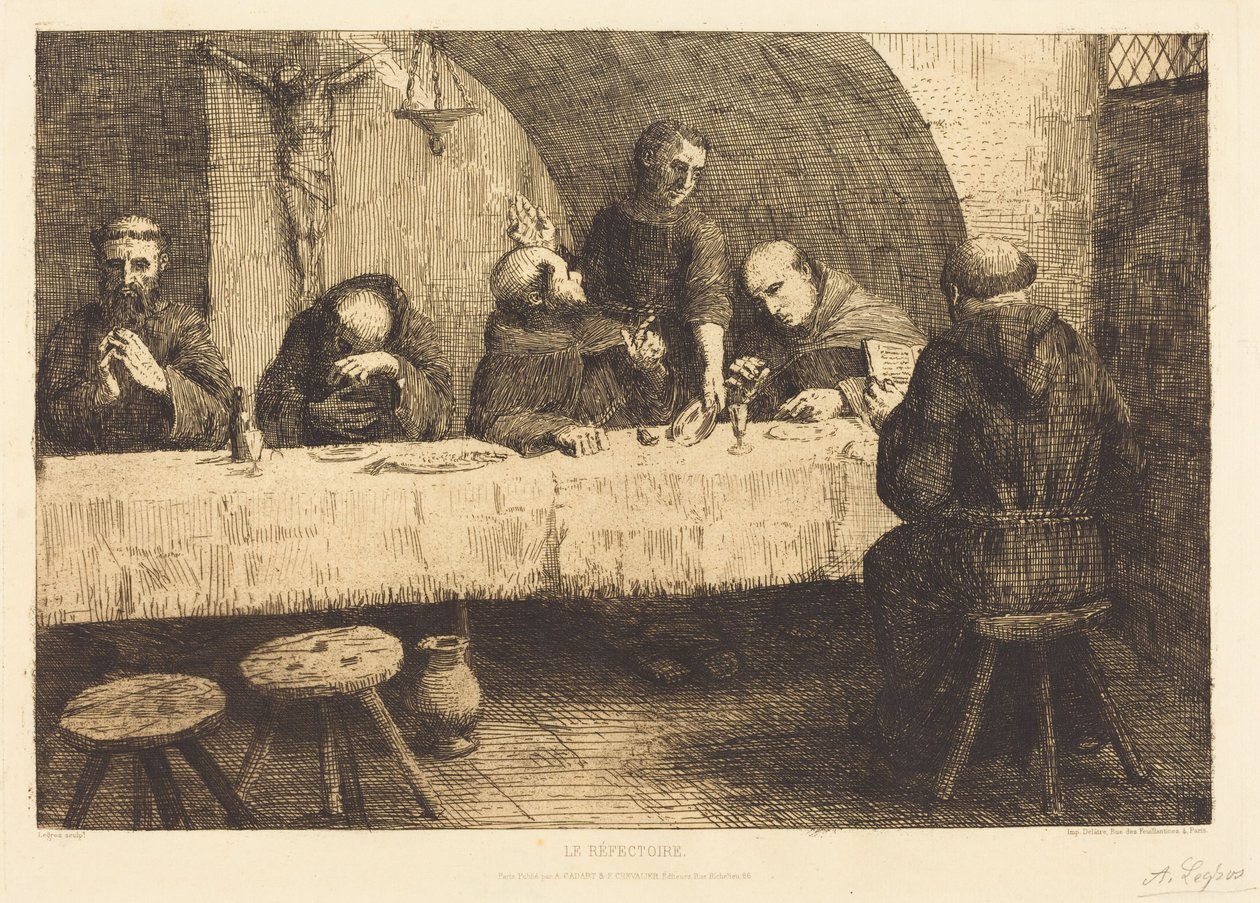 Das Refektorium von Alphonse Legros