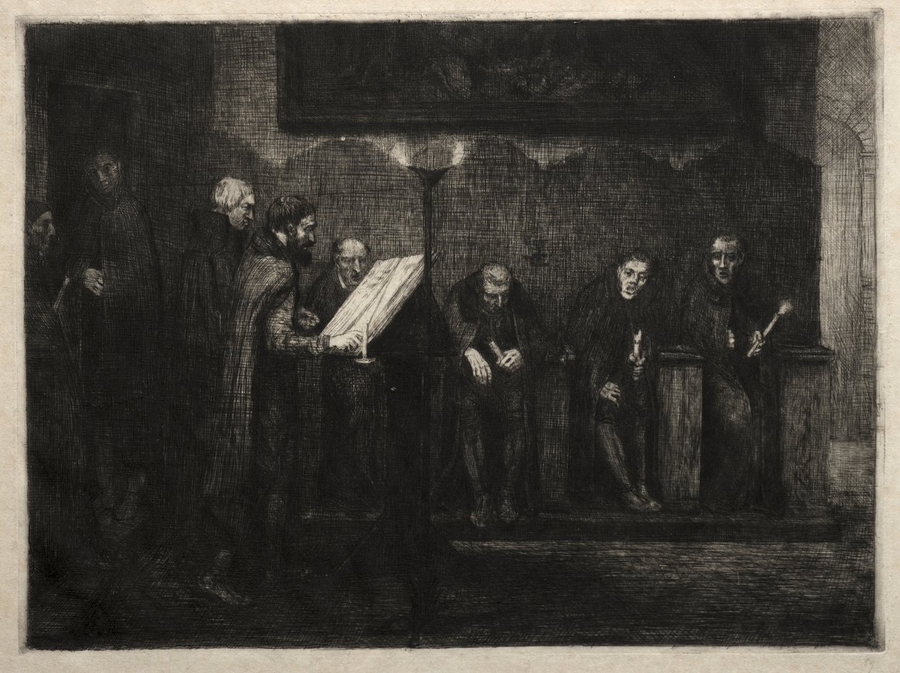 Die spanischen Sänger von Alphonse Legros