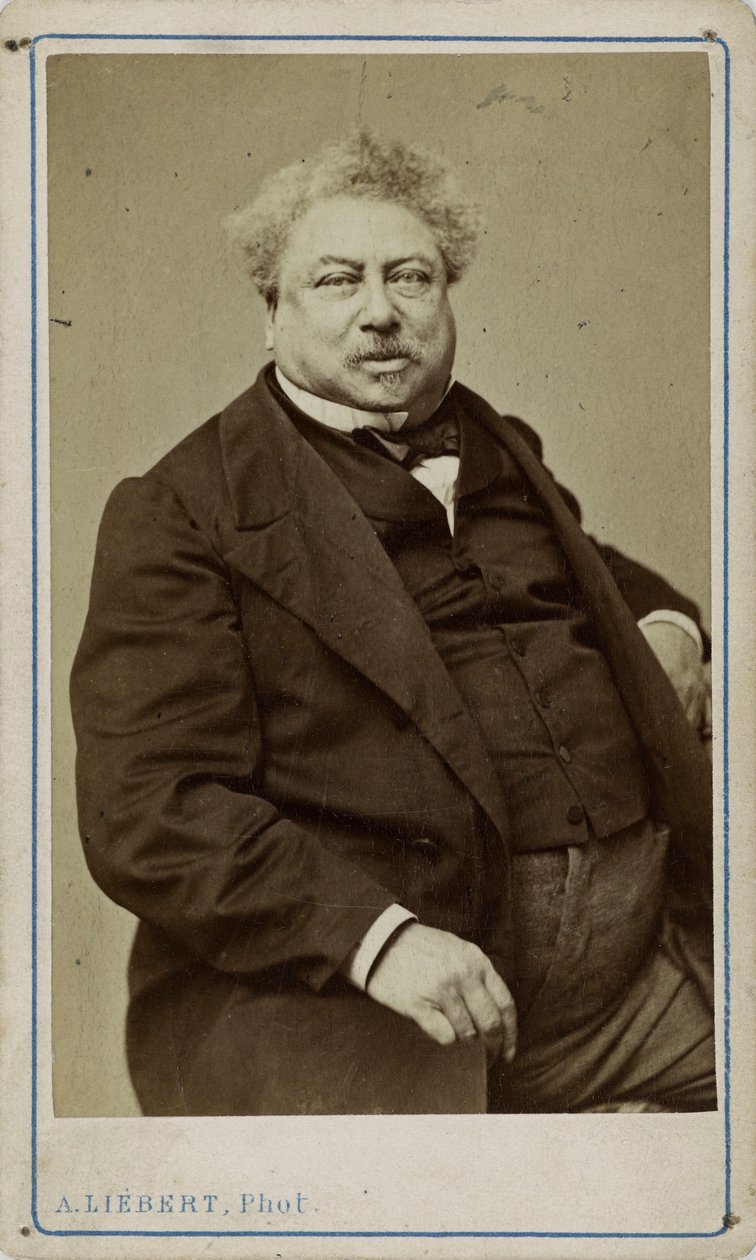 Der Autor Alexandre Dumas père von Alphonse Liebert