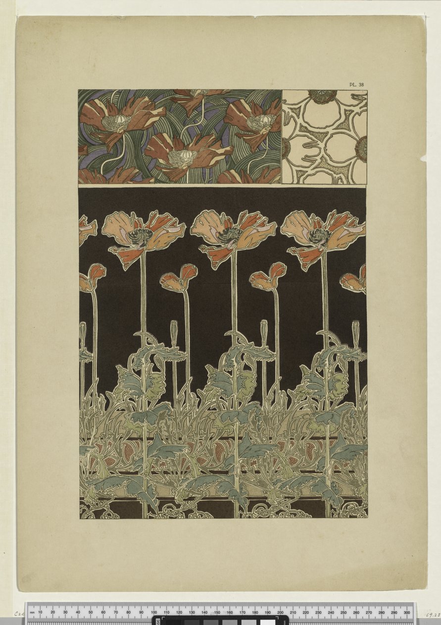 Documents Decoratifs: Tafel 38 von Alphonse Mucha