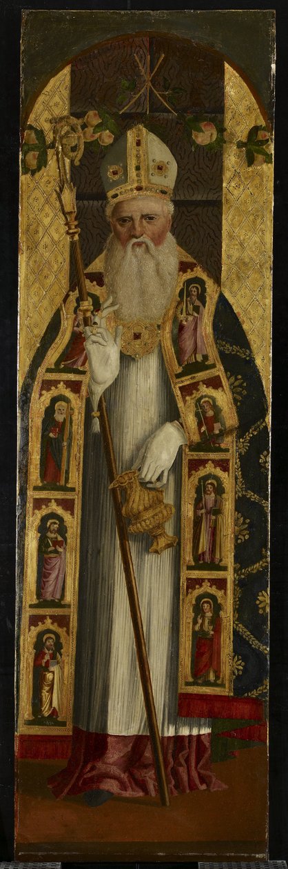 Ein heiliger Bischof, spätes 15. Jahrhundert von Alvise Vivarini