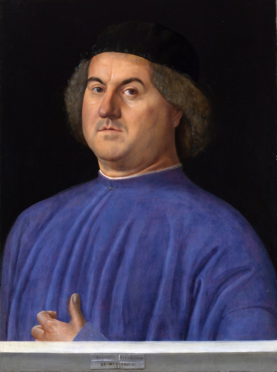Porträt eines Mannes von Alvise Vivarini