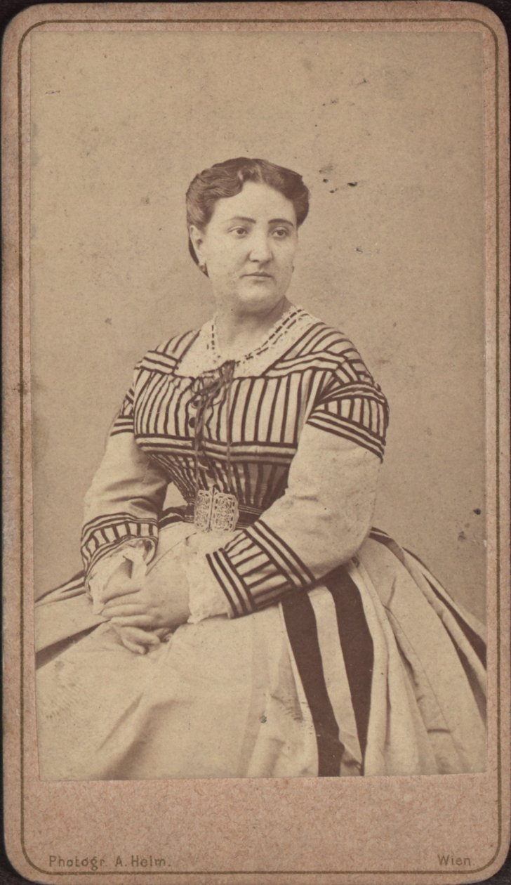 Porträt der Opernsängerin Carlotta Patti 1835-1889 von Amand Helm