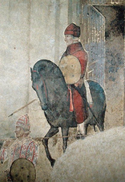 Allegorie der schlechten Regierung (Detail) von Ambrogio Lorenzetti