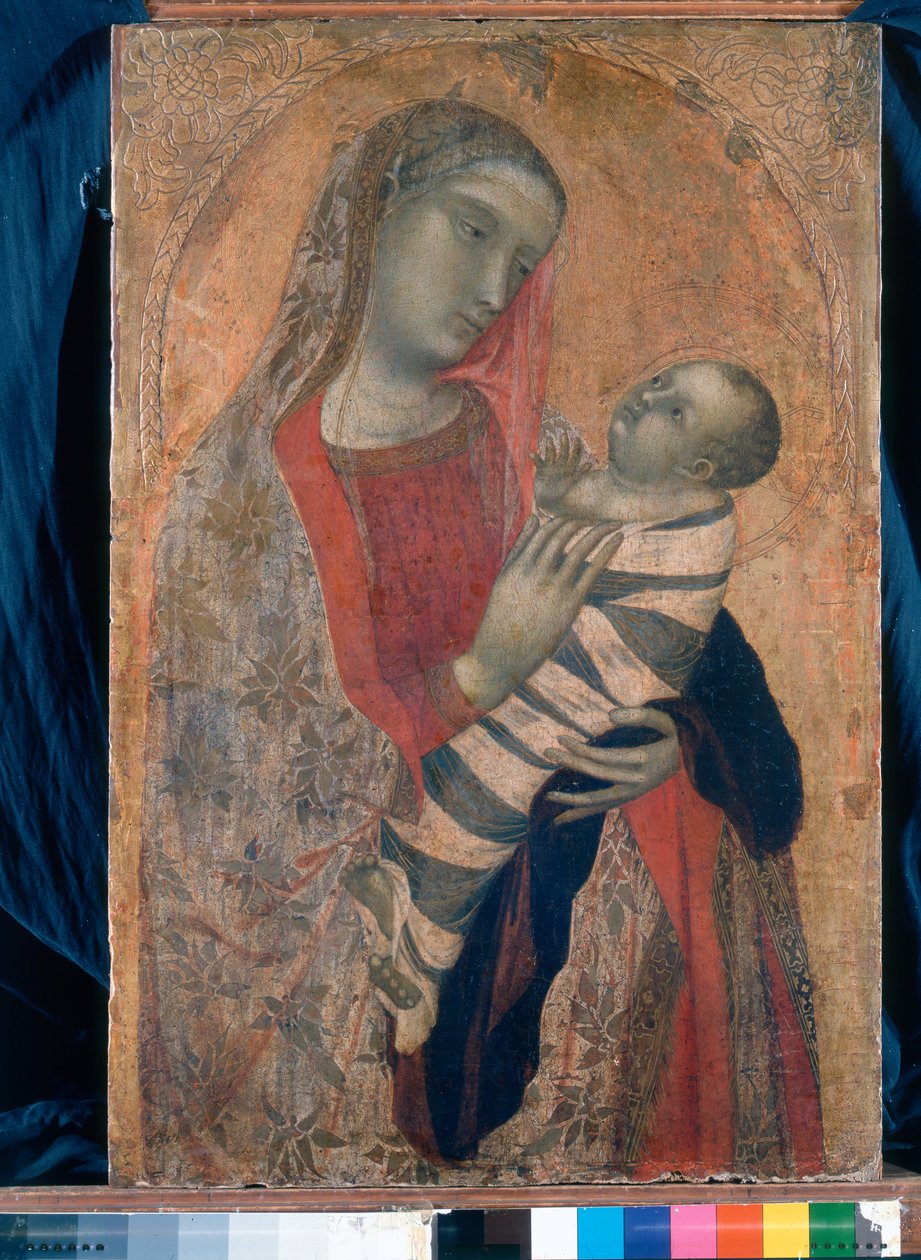 Madonna und Kind, 1320-23 von Ambrogio Lorenzetti