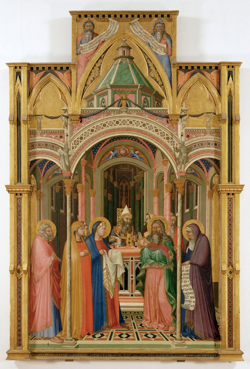 Darstellung im Tempel von Ambrogio Lorenzetti