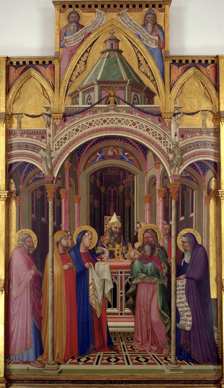 Die Darstellung im Tempel, 1342 von Ambrogio Lorenzetti