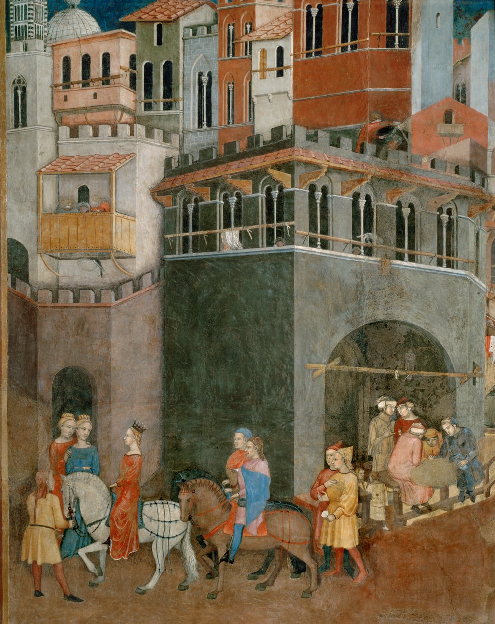 Die Segnungen der guten Regierung von Ambrogio Lorenzetti