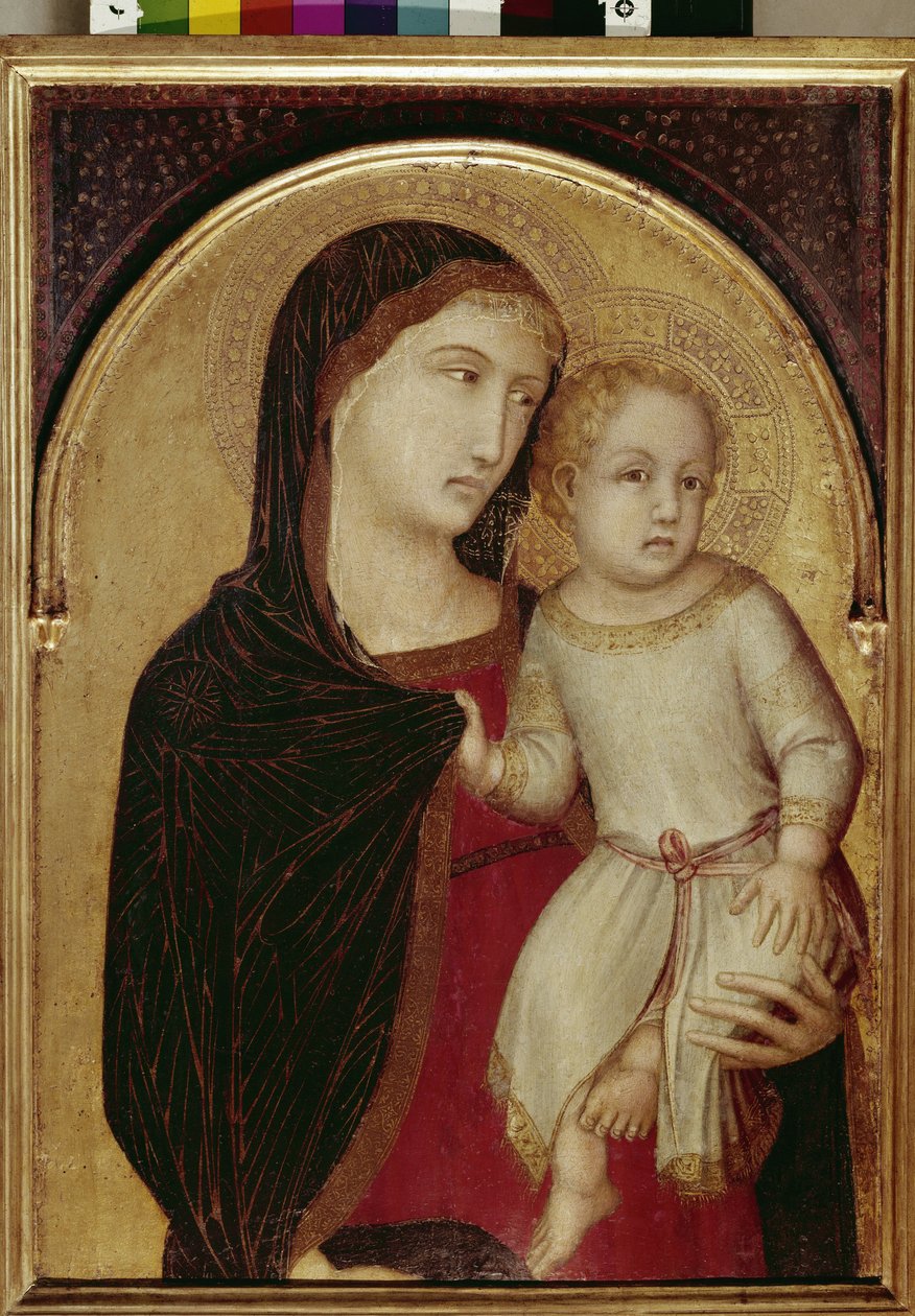 Maria mit Kind von Ambrogio Lorenzetti