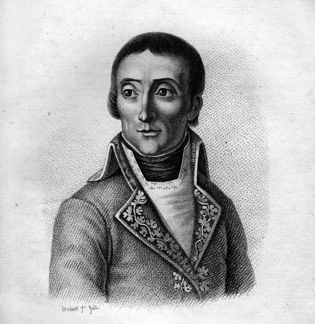 Admiral Eustache Bruix (1759-1805) - in „Porträts der französischen Generäle nach den Siegen und Eroberungen der Franzosen“. Graviert von Ambroise Tardieu im Jahr 1818. Stella Sammlung von Ambroise Tardieu