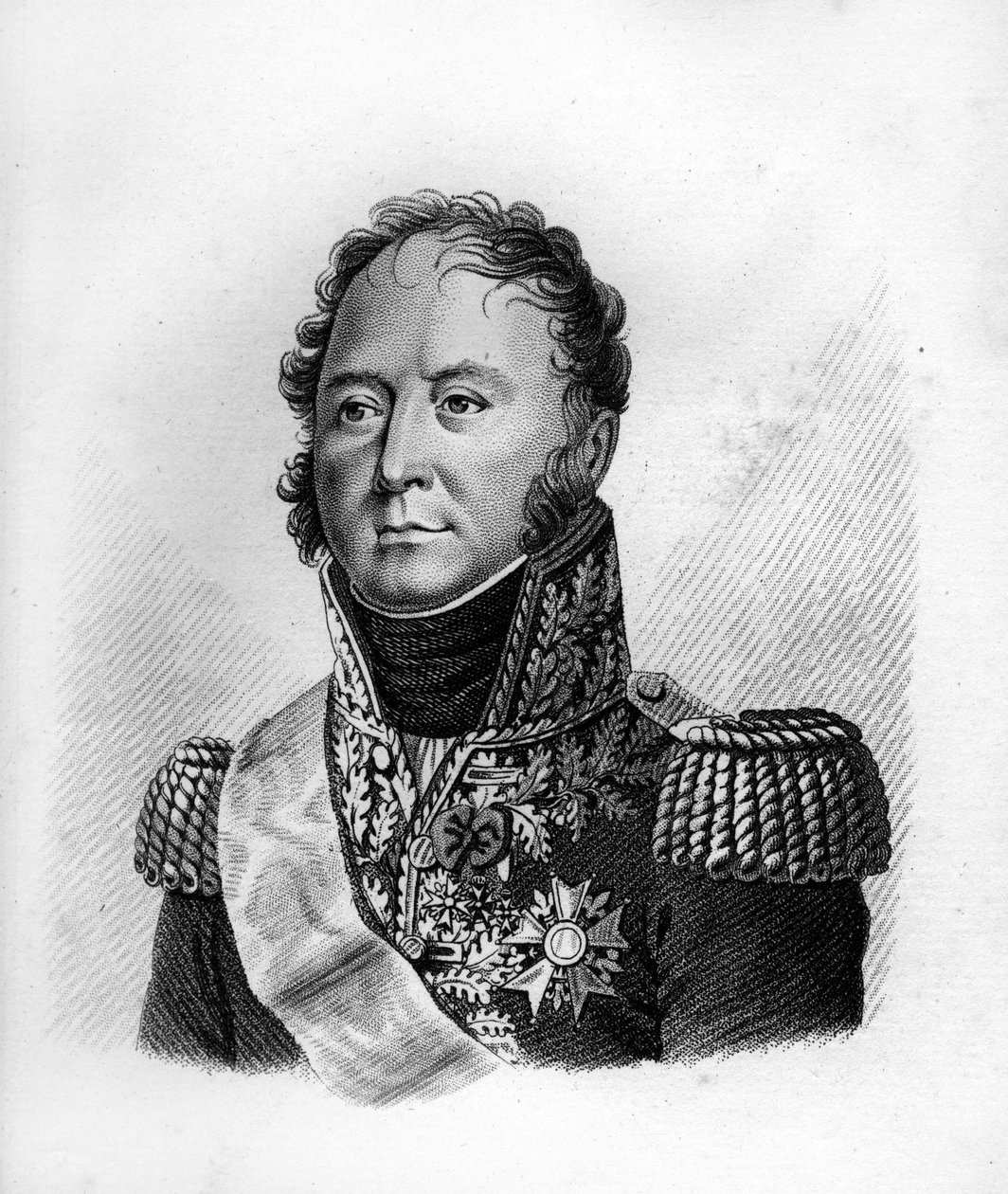 General Augustin Daniel Belliard (1769-1832) - in „Porträts der französischen Generäle nach den Siegen und Eroberungen der Franzosen“. Graviert von Ambroise Tardieu im Jahr 1818. Stella Sammlung von Ambroise Tardieu