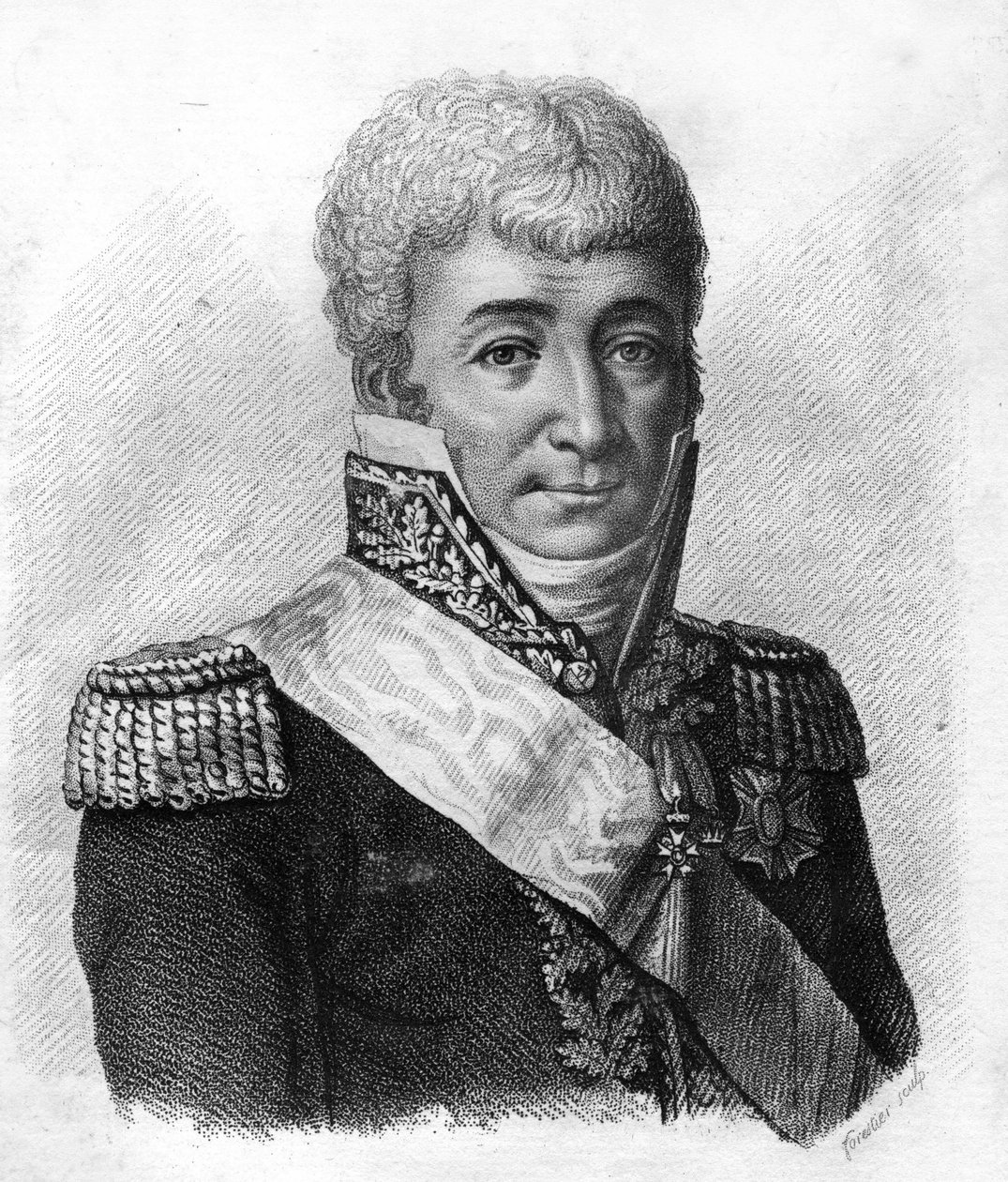 Pierre François Charles Augereau, Herzog von Castiglione (Marschall Augereau) Maréchal de France von Ambroise Tardieu