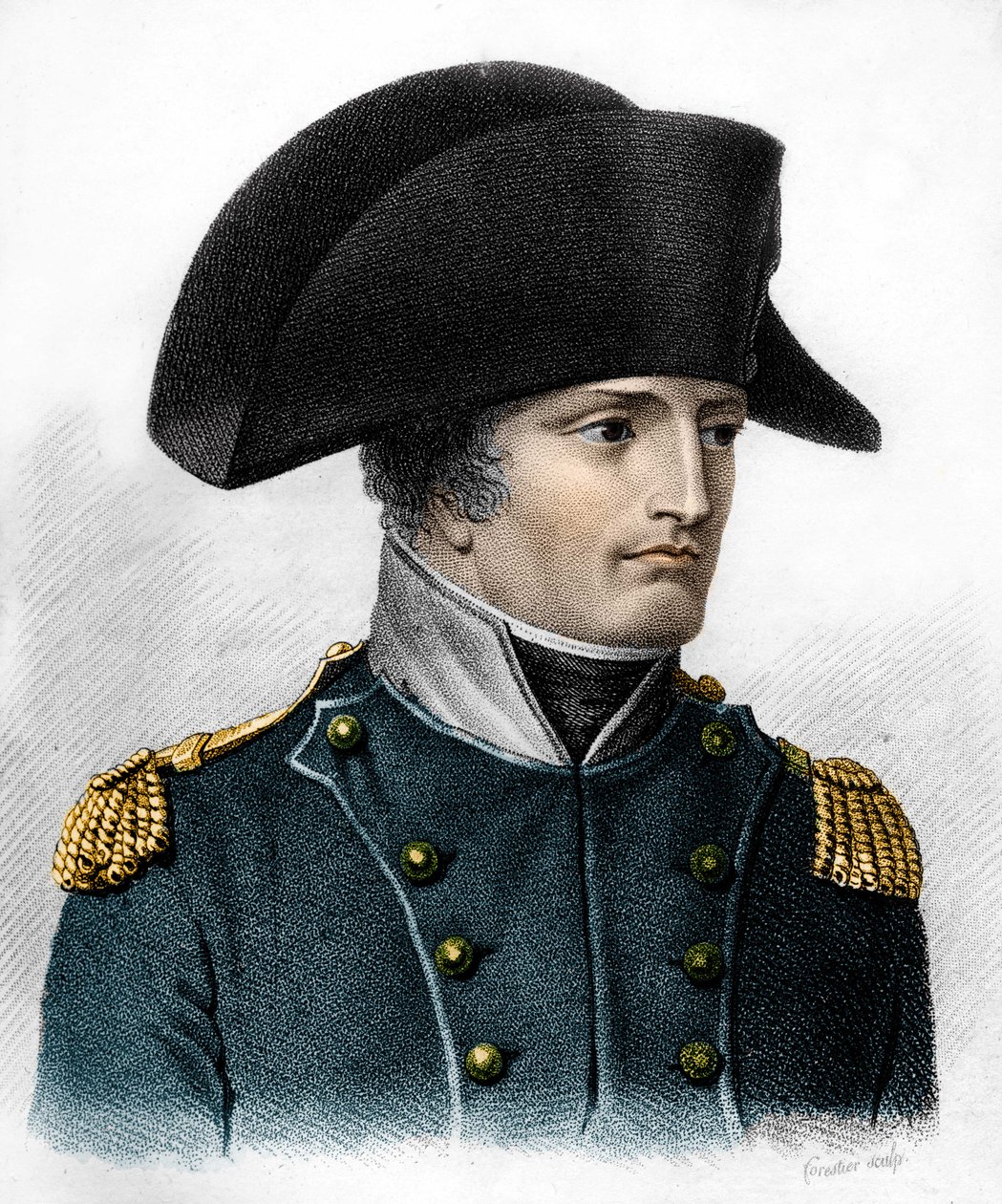 Porträt von Napoleon zur Zeit der Schlacht von Austerlitz (1805) - in 