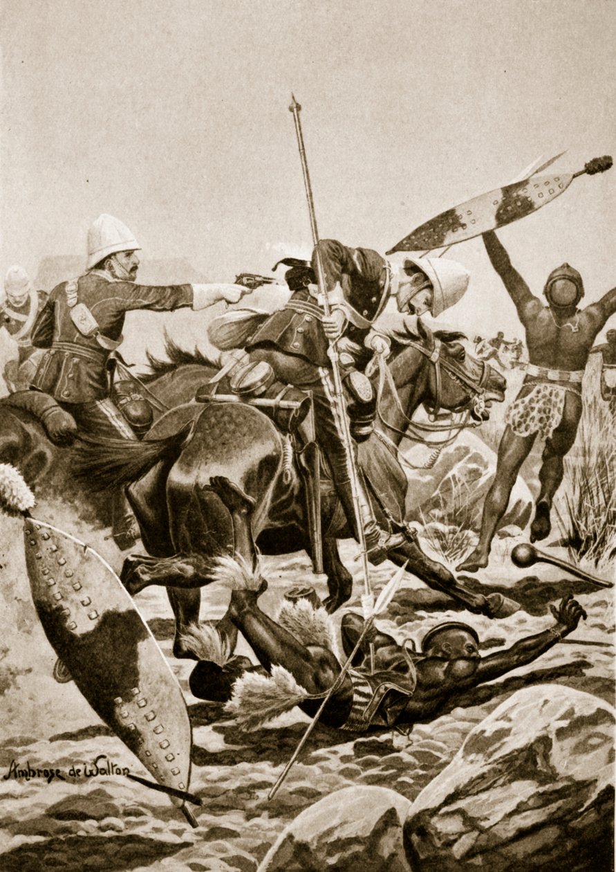 Die 17. Lancers verfolgen die Zulus nach Ulundi von Ambrose de Walton