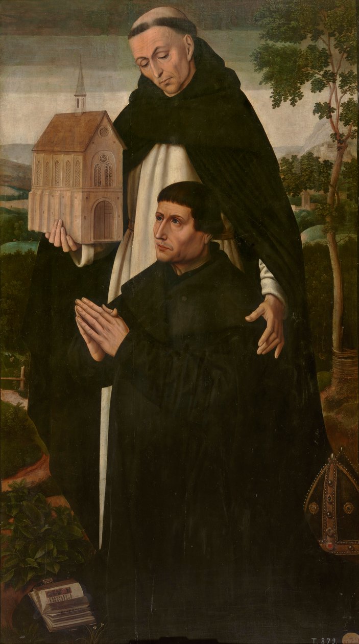 Santo Tomás und ein Spender von Ambrosius Benson