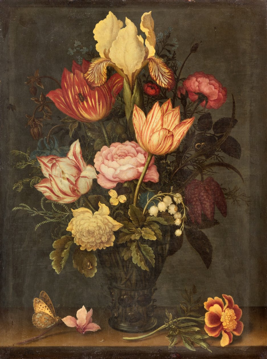 Blumen um 1607 von Ambrosius the Elder Bosschaert