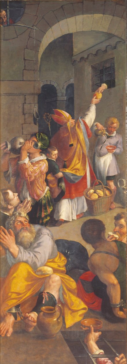 Der heilige Eligius besucht die Gefangenen von Ambrosius the Elder Francken or Franck