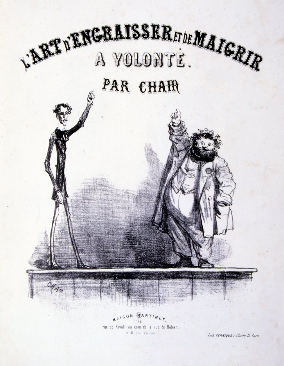 Illustration für Die Kunst des Zunehmens und Abnehmens von Amédée de Noé