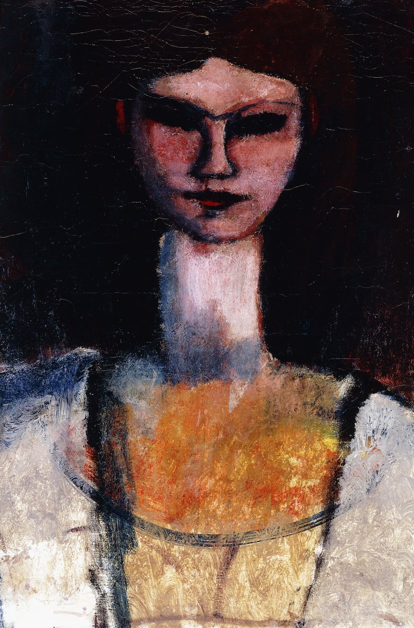 Büste einer jungen Frau von Amedeo Modigliani