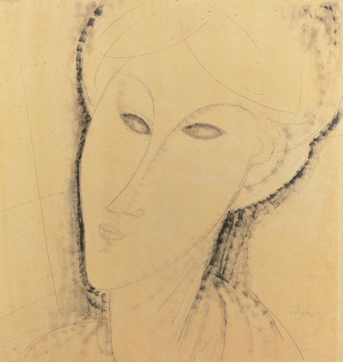 Kopf einer Frau von Amedeo Modigliani