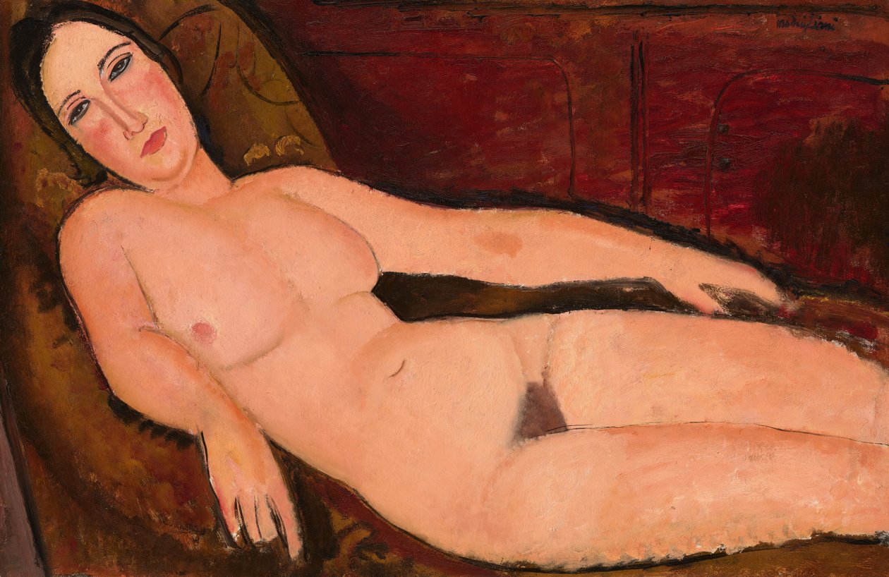 Akt auf einem Diwan von Amedeo Modigliani