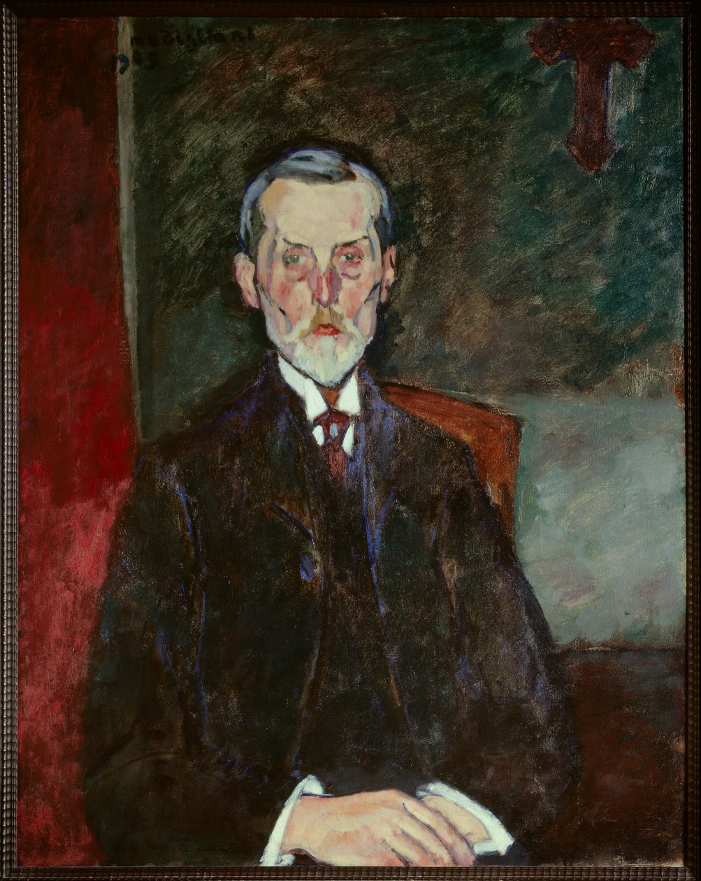Porträt von Jean Baptiste Alexandre am Kreuz von Amedeo Modigliani
