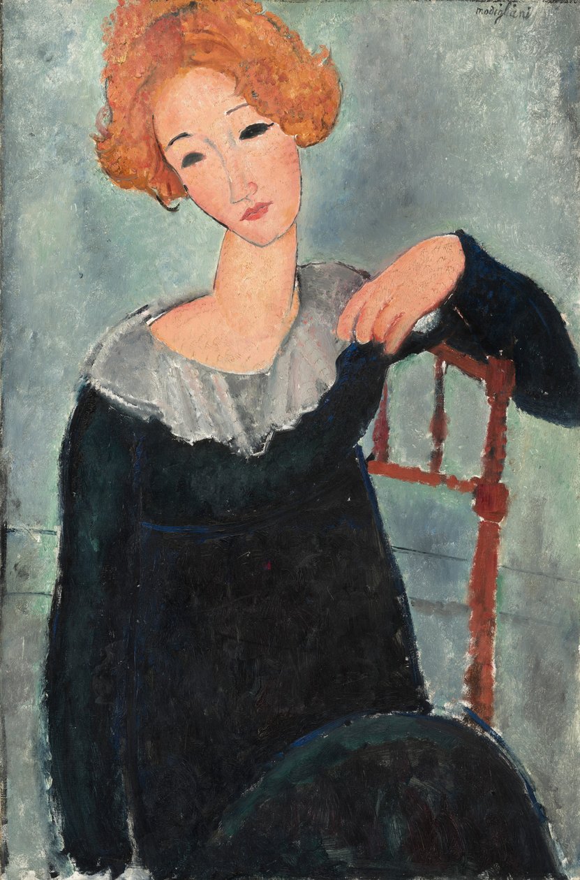 Frau mit roten Haaren von Amedeo Modigliani