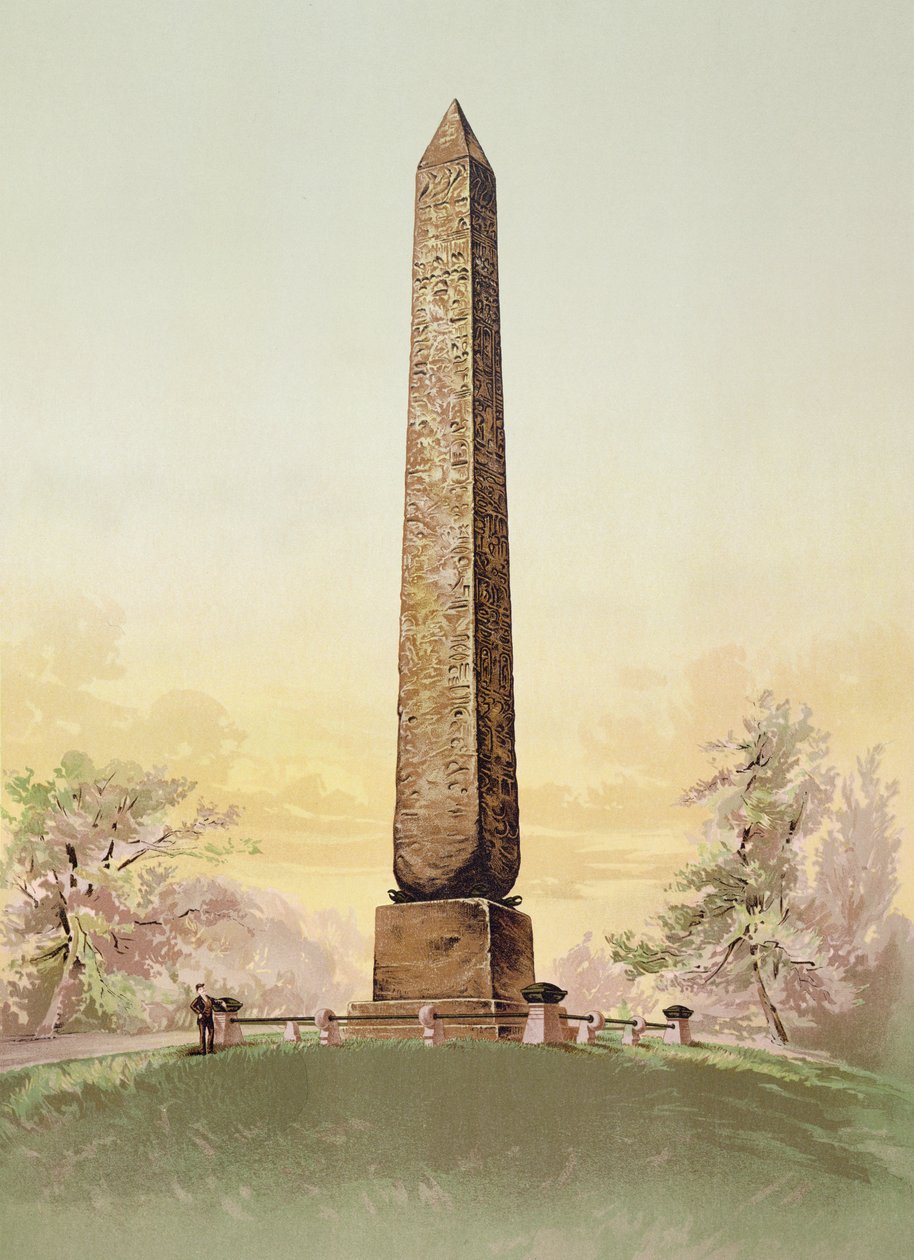 Cleopatras Nadel im Central Park, New York, ca. 1881 von American School