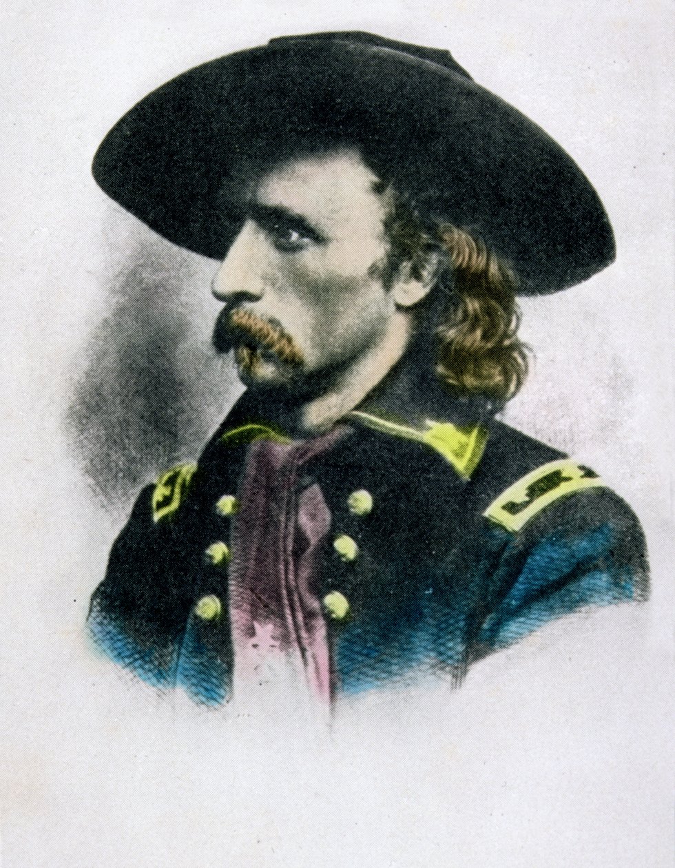 George Armstrong Custer (spätere Kolorierung) von American School