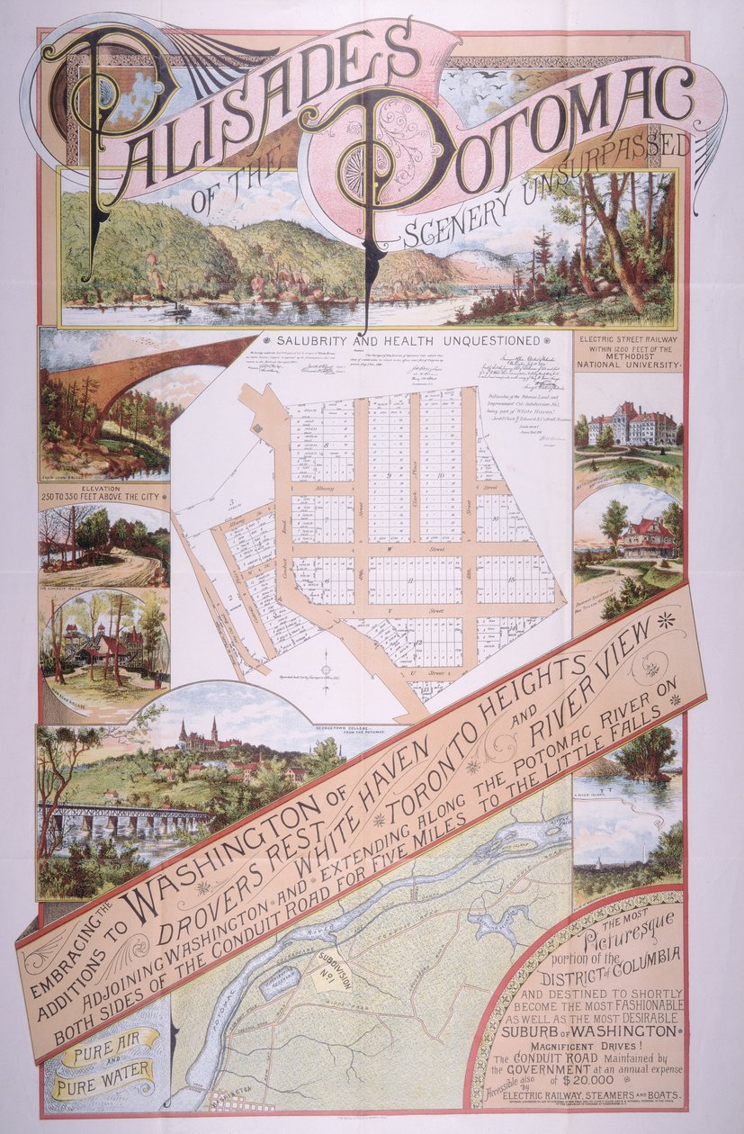 Palisaden des Potomac von American School