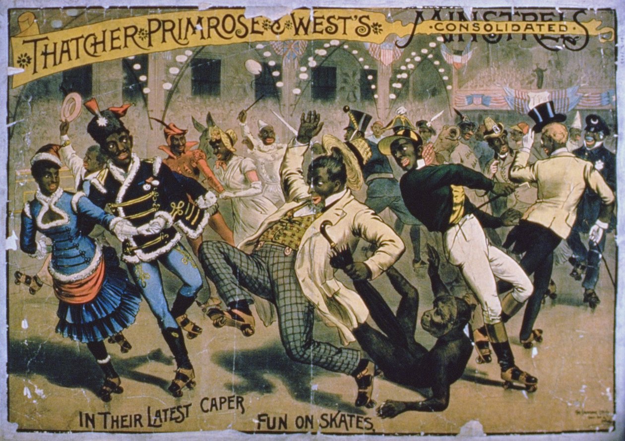 Poster für Thatcher, Primrose und Wests Consolidated Minstrels von American School