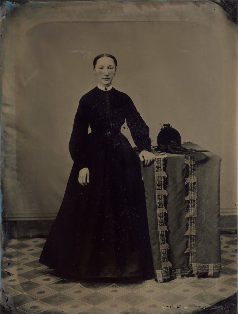 Porträt einer Bürgerkriegswitwe von American 19th Century
