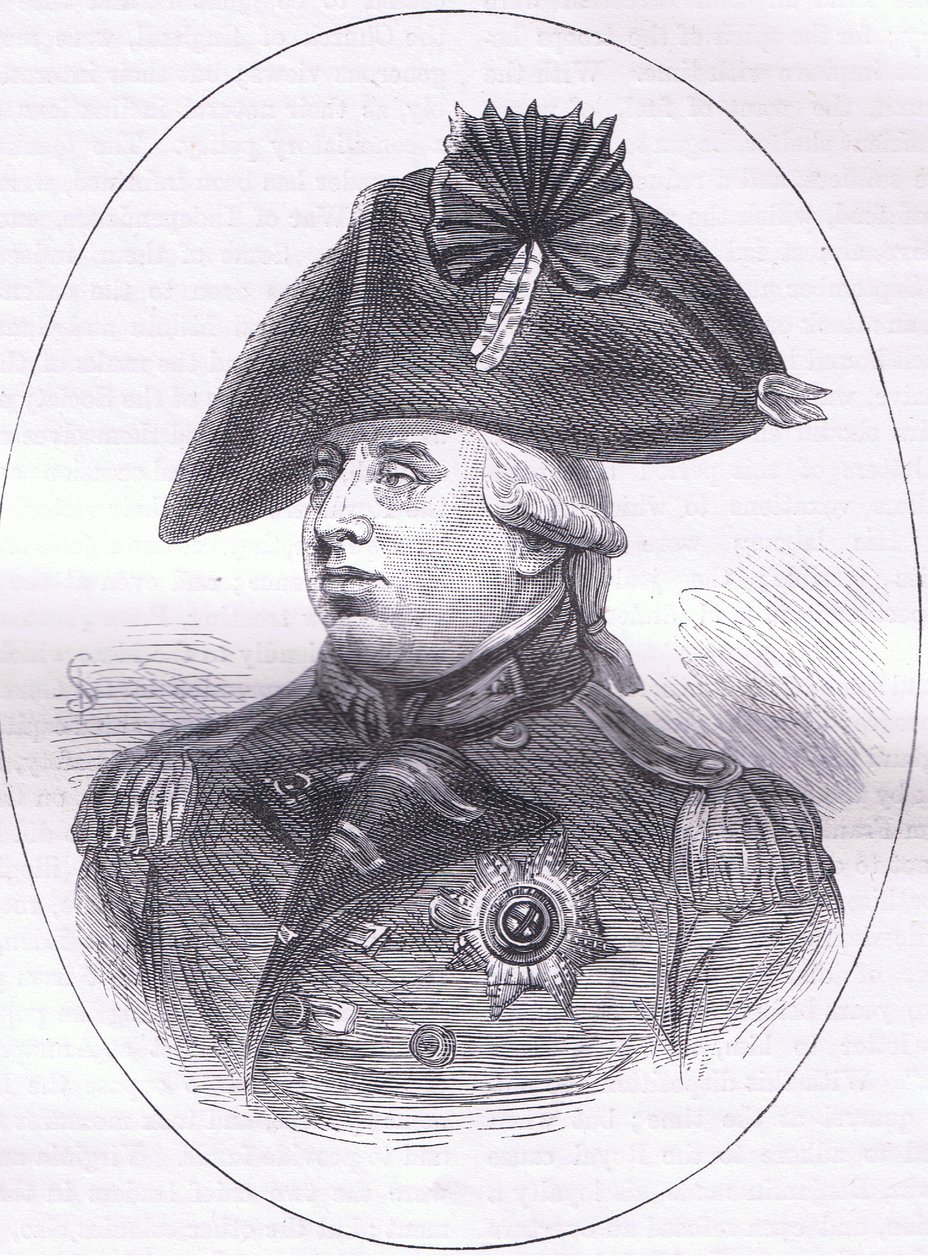 König Georg III., Illustration aus Cassells Geschichte der Vereinigten Staaten, veröffentlicht von Cassell, Petter & Galpin, ca. 1900 (Litho) von American English school