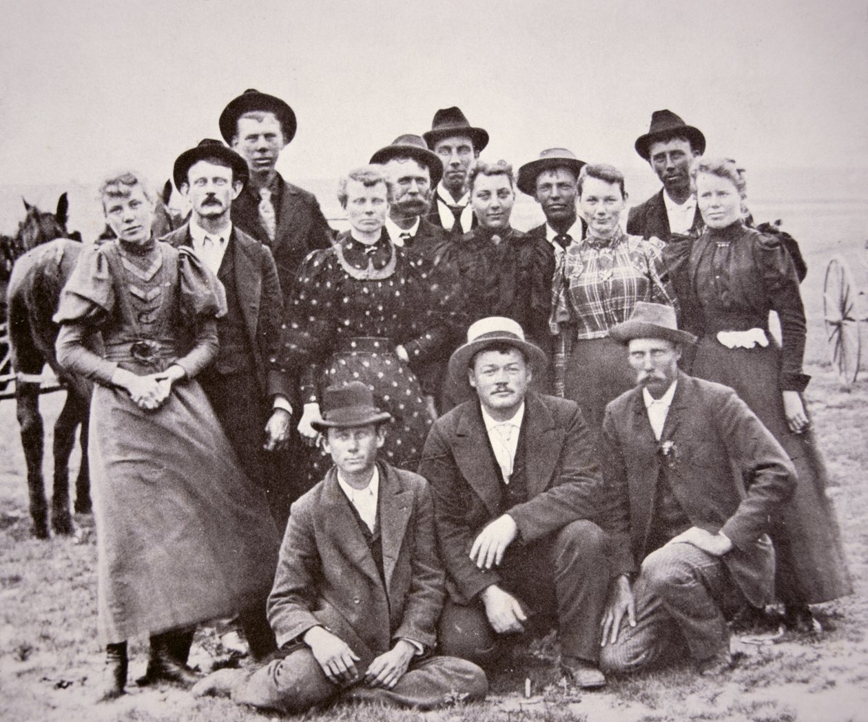 Amerikanische Pioniere, ca. 1850 von American Photographer