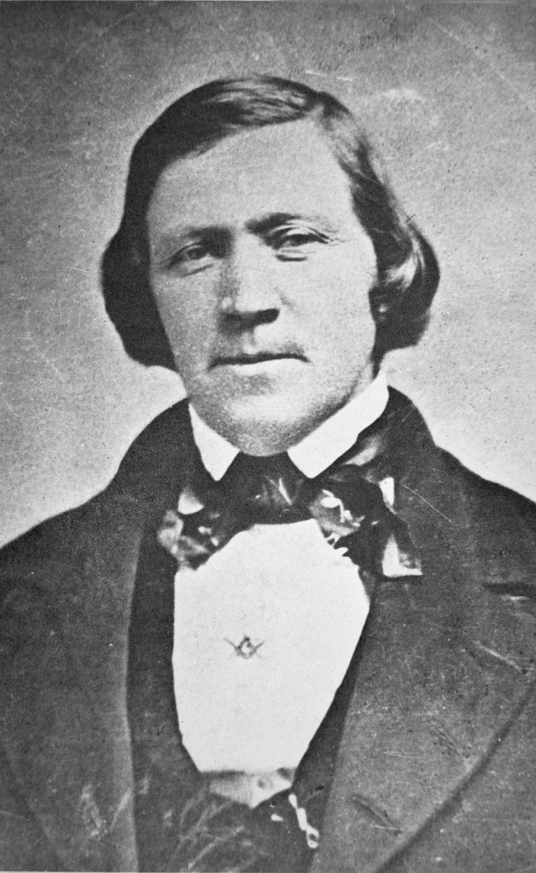 Brigham Young (1801-77) Zweiter Präsident der Mormonenkirche, im Alter von 43 Jahren von American Photographer
