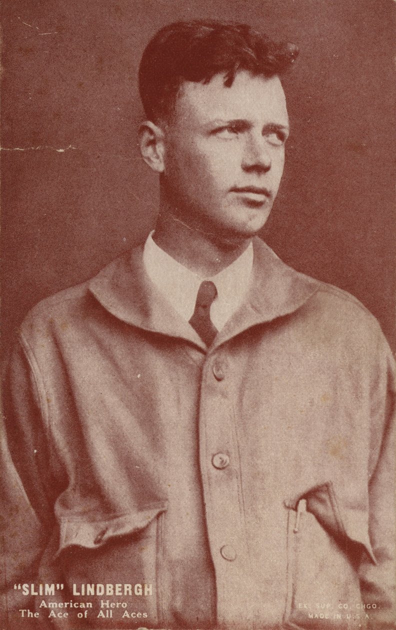 Charles Lindbergh, amerikanischer Flieger, der den ersten Solo-Transatlantikflug machte von American Photographer