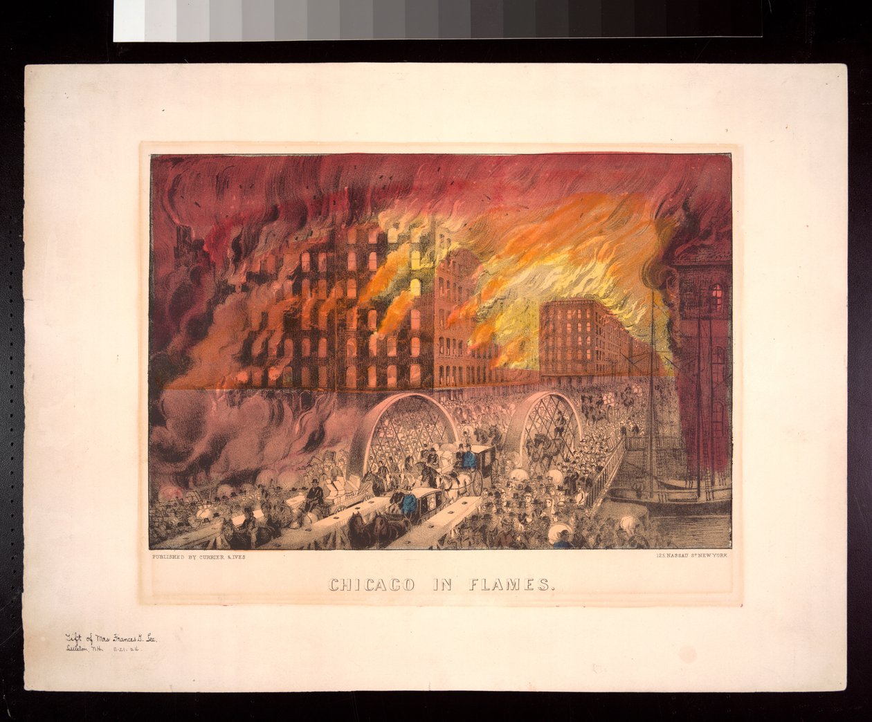 Chicago in Flammen, 1871 von American Photographer