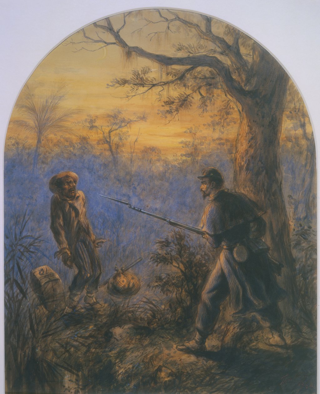 Ein fliehender Sklave von American School