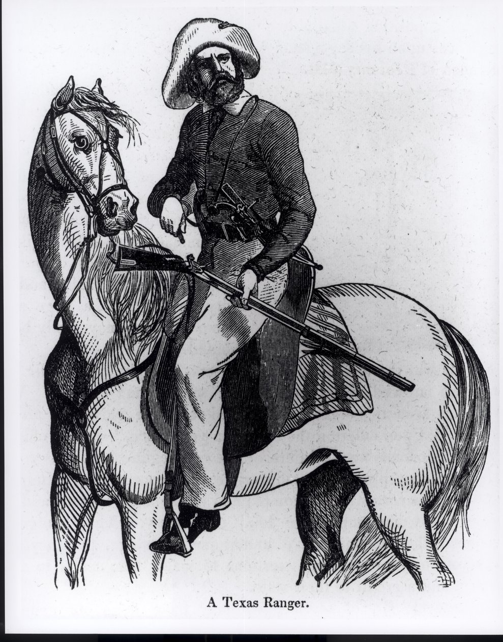 Ein Texas Ranger, Illustration aus 