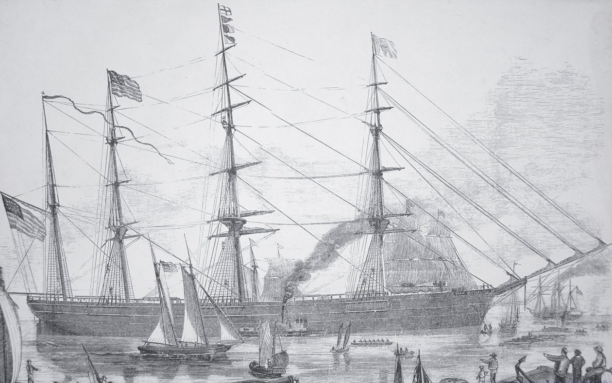 Amerikanisches Segelschiff 