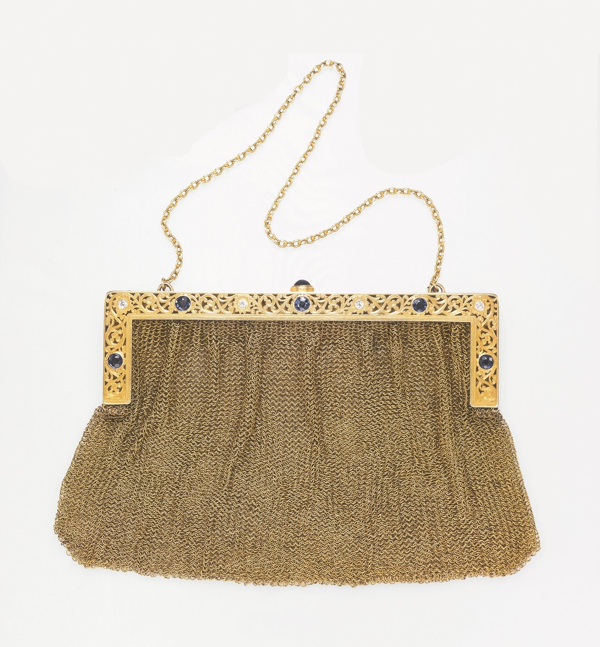 Eine antike Abendtasche, von Black, Starr & Frost, ca. 1890 von American School
