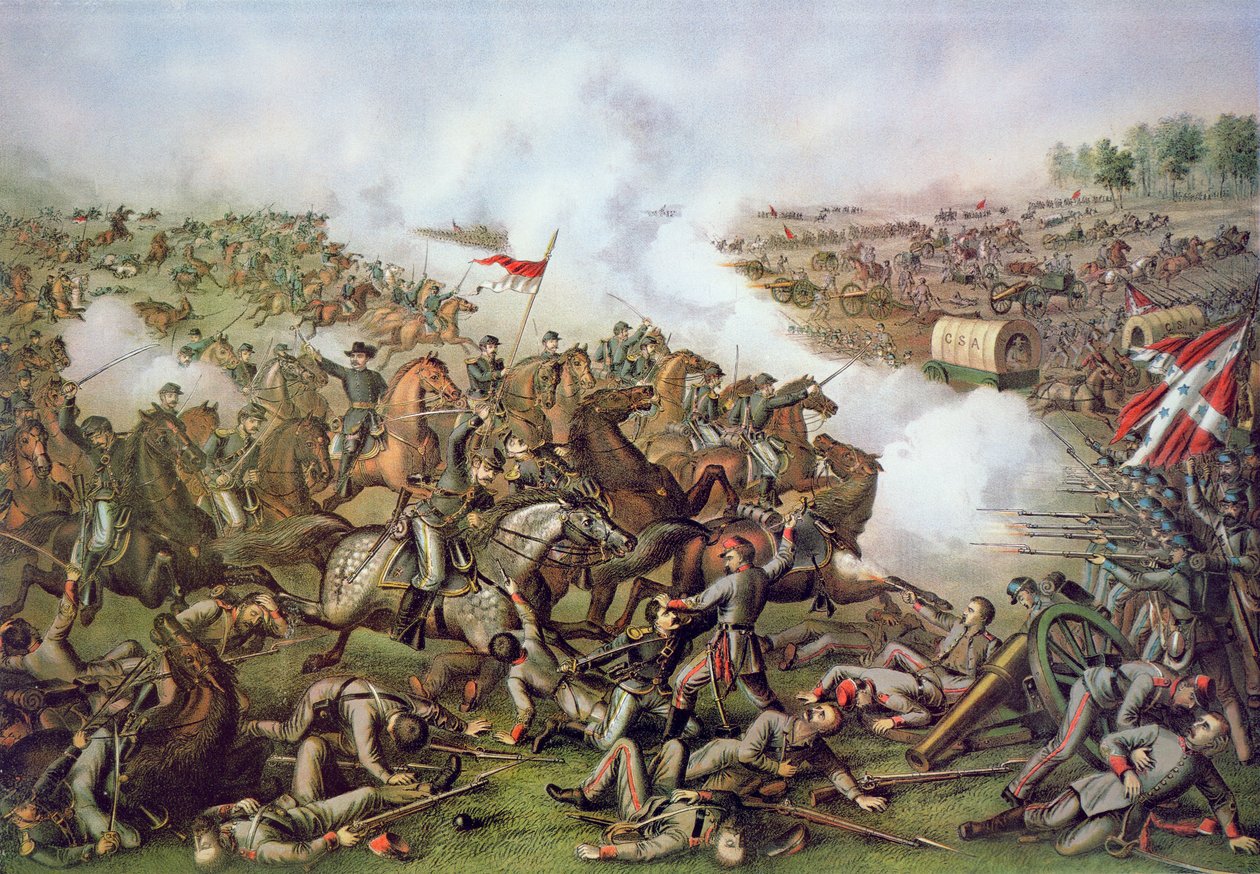 Schlacht von Five Forks, Virginia von American School